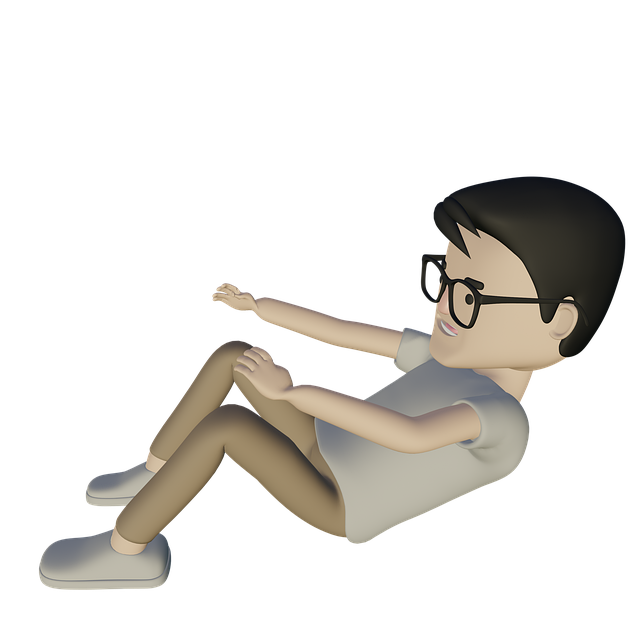 Abdominais, Exercício, Homem, Fitness