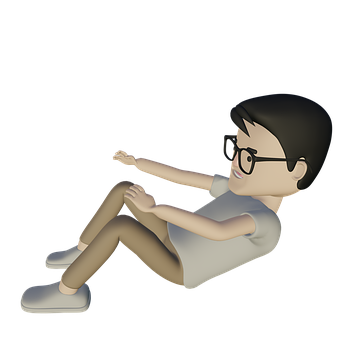 Abdominais, Exercício, Homem, Fitness