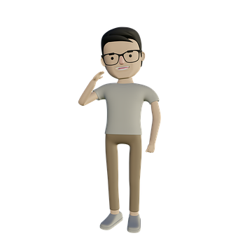 Homem, 3D, Recortar, Animação, Macho