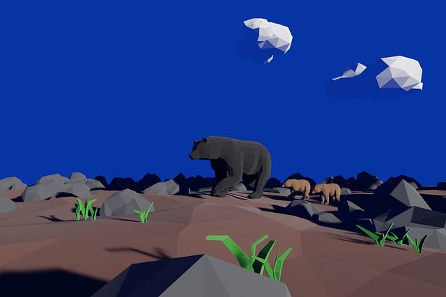Download free HD stock image of Bear Nature Free bear nature cubs illustration