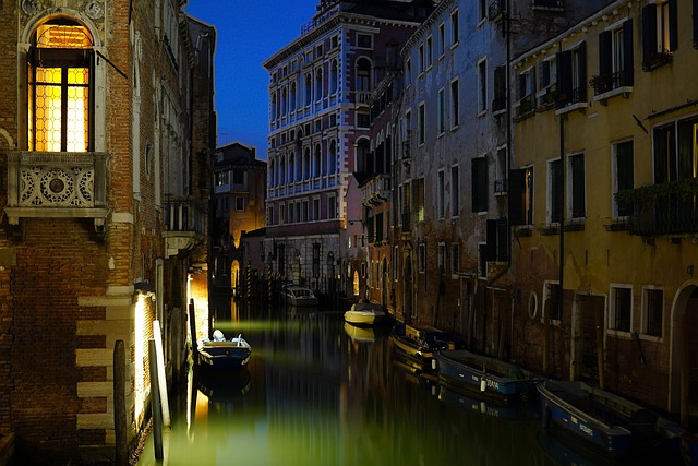 Venezia, Veneza, Hora Azul, Canal
