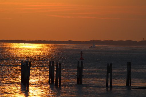 Free Sea Sunset photo and picture