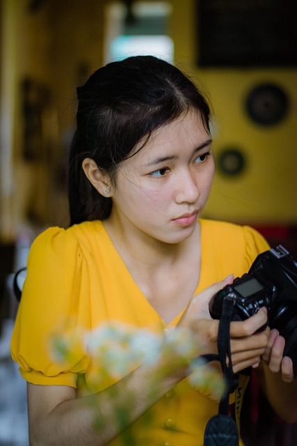Vietnamesische Frau, Fotograf, Porträt
