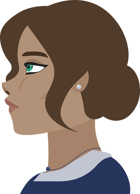 Mujer, Retrato, Perfil