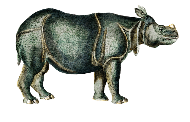 Free rhinoceros nature rhino illustration