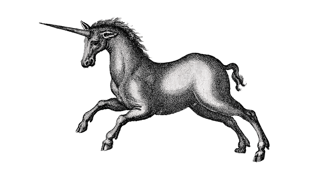 Free unicorn creature animal illustration
