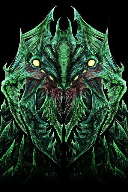 Free creature monster fantasy illustration