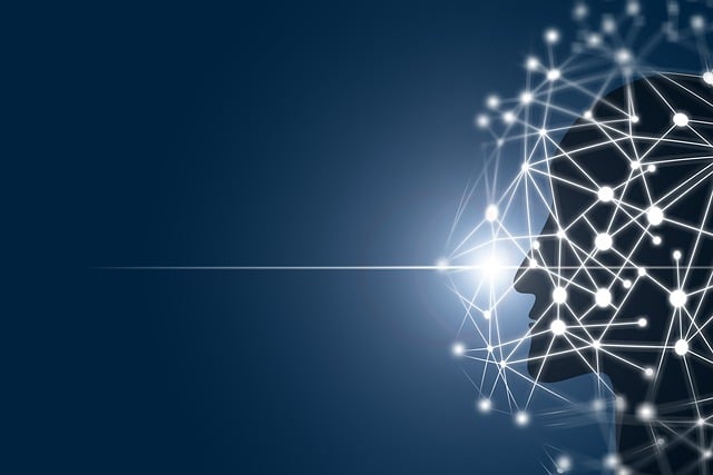 Free network digital man illustration