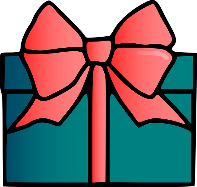 Free gift christmas decoration illustration