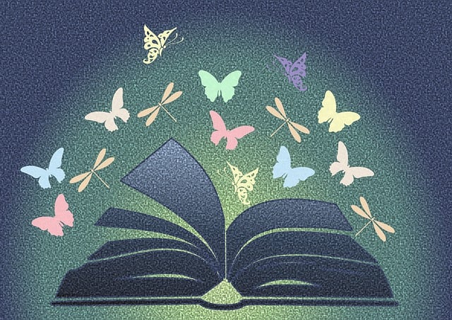 Download free HD stock image of Book Butterflies Free book butterflies knowledge illustration