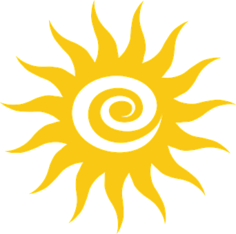 Sol, Brillo Solar, Estrella, Remolino