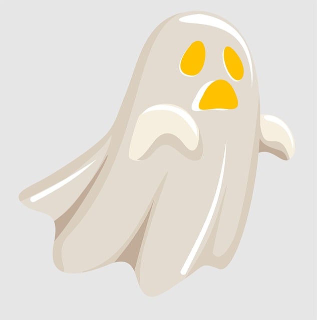 Free Ghost Happy Halloween illustration and picture