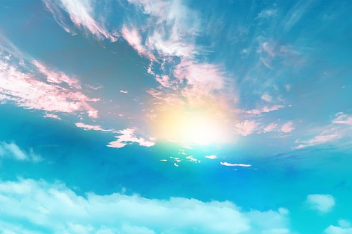 Free Sky Blue Sky photo and picture