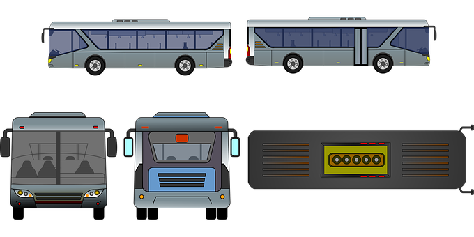 Free Buses Vehicles vector and picture