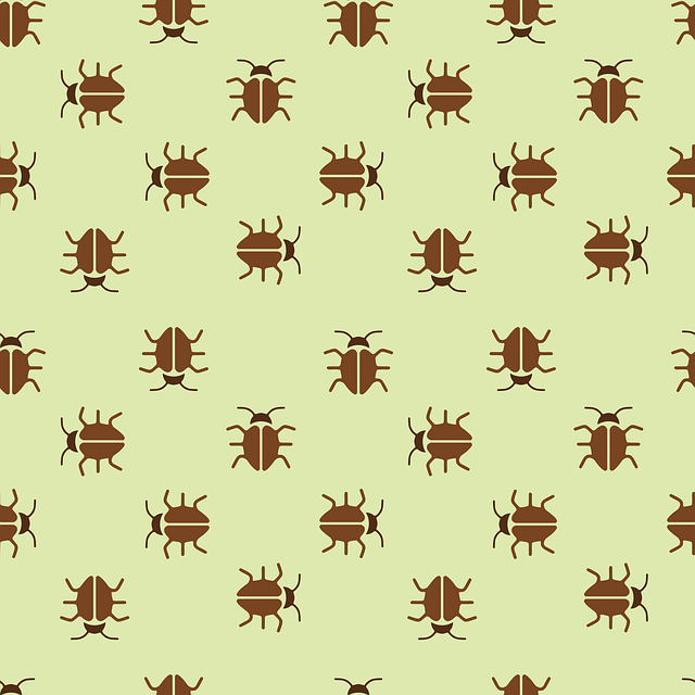 Bug Pattern Print Floor Mat