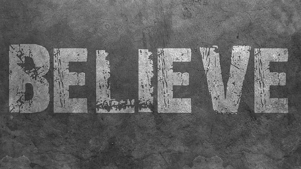 Acreditam, Parede, Motivação, Fundo