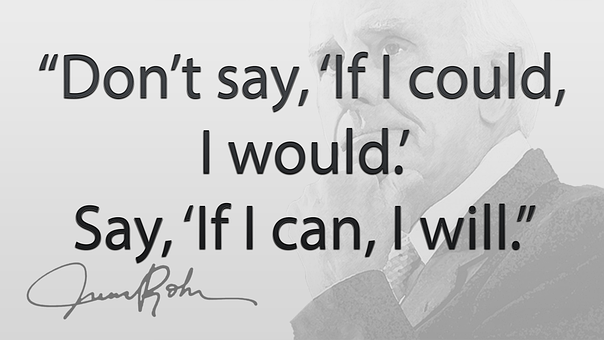 Jimrohn, Citar, Motivação, Dizer, Posso