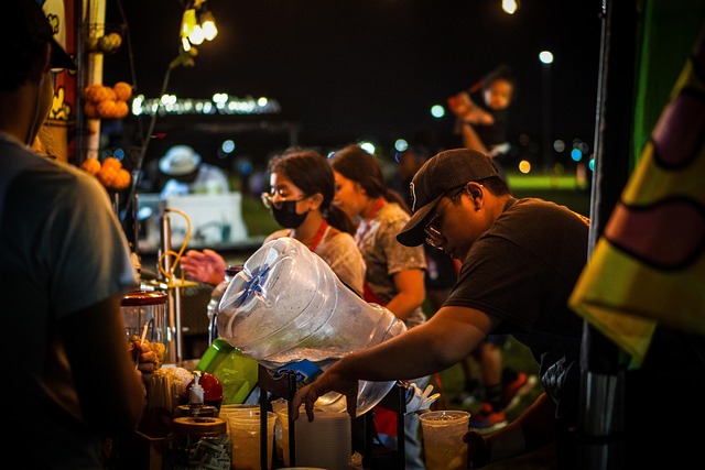 Mercado, Rua, Celebração, Trabalhar
