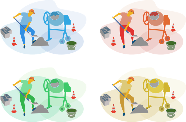 Free Construction Site Worker vector and picture