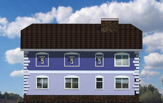 Casa, Cabaña, 3D, Hacer, Diseño