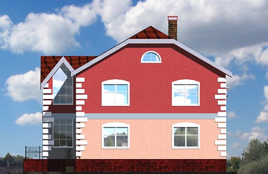 Casa, Cabaña, Arquitectura, 3D, Hacer