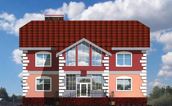 Casa, Cabaña, Arquitectura, 3D, Hacer