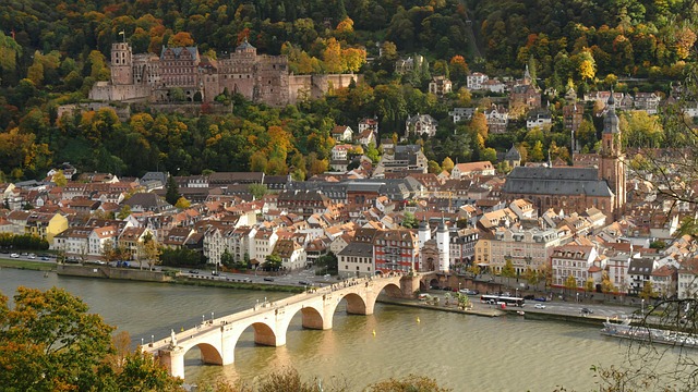 Brücke, Stadt, Tourismus, Heidelberg
