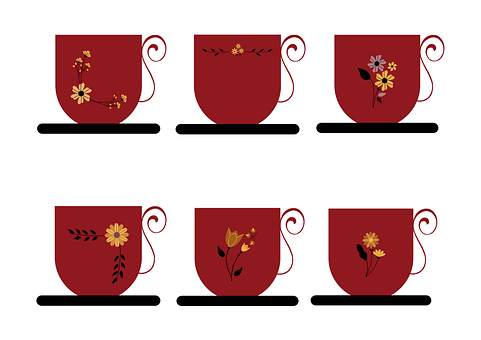 Free Tea Cups Teaware illustration and picture