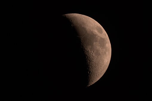 Luna, Astronomi, Natt, Lunar