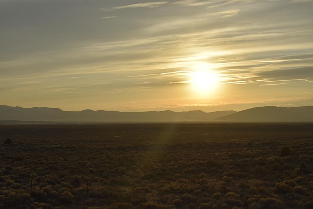 Free Desert Sunset photo and picture
