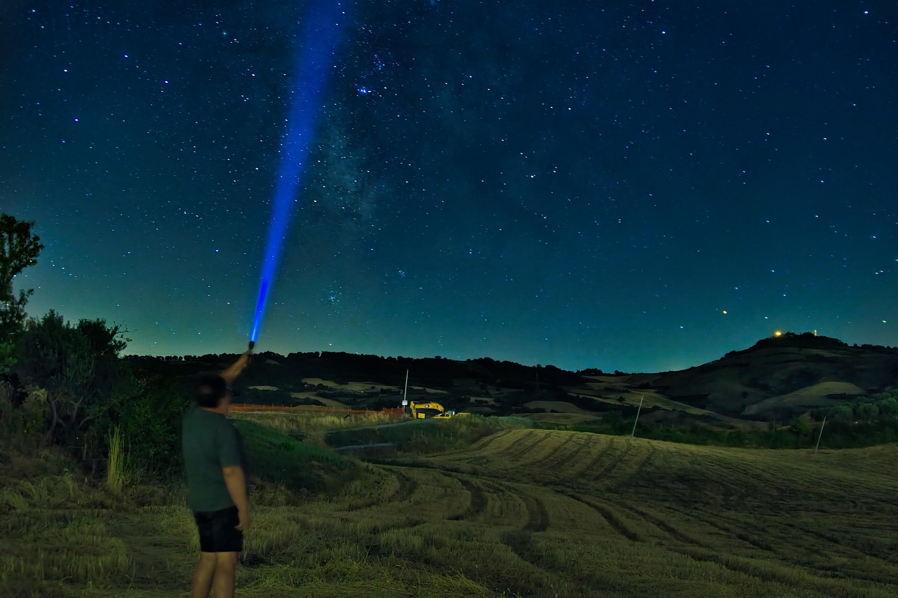 Molise, Italia, Estrellas, Noche