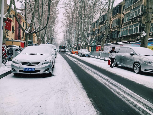 Automobil, Schnee, Winter