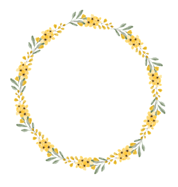 Blumenrahmen, Blumen, Kranz, Floral