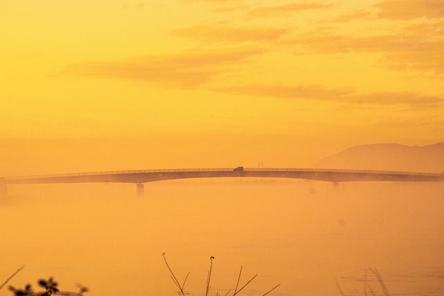 Free Sunset Bridge photo and picture