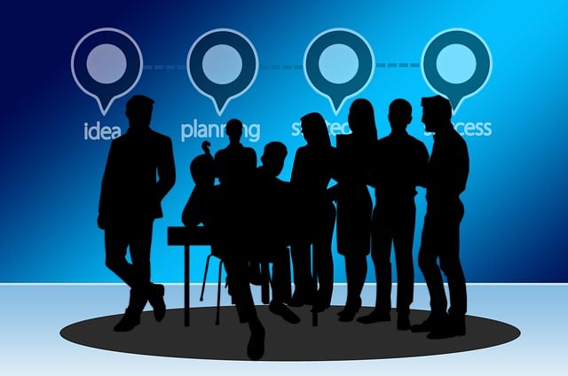 Free business idea planning business plan illustration