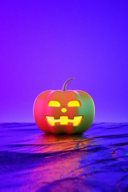 Free halloween pumpkin jack-o-lantern illustration