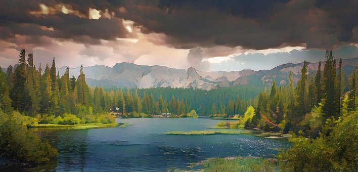 Free Nature Lake photo and picture