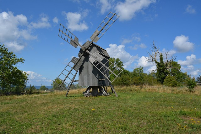 Vindmølle, Vindmøller, Öland, Landskab