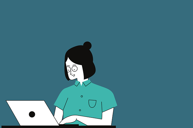 Free working work from home home office illustration
