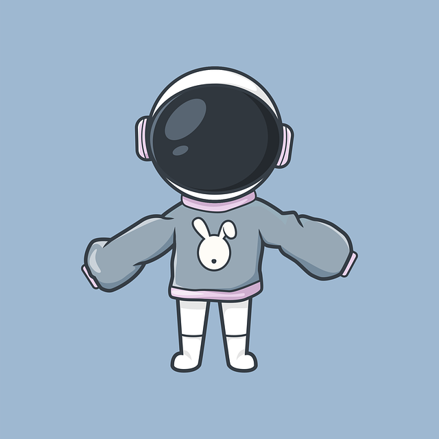 Chibi, Astronaut, Karakter, Kind, Baby