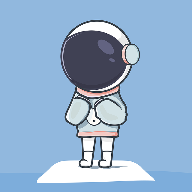 Chibi, Astronaut, Karakter, Kind
