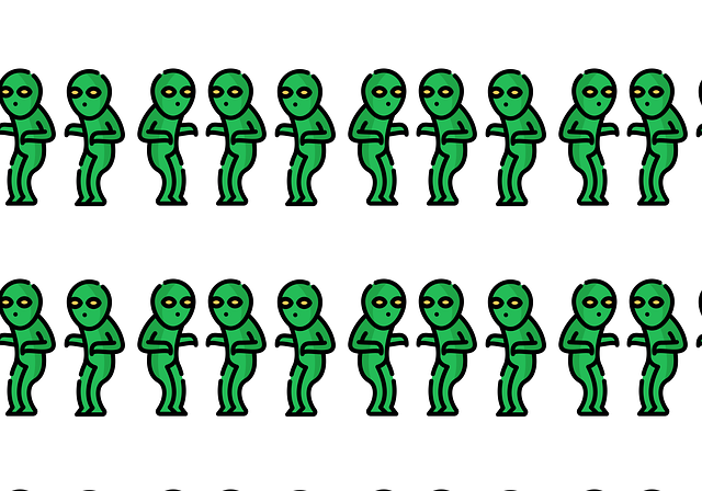 Free alien monster creature illustration