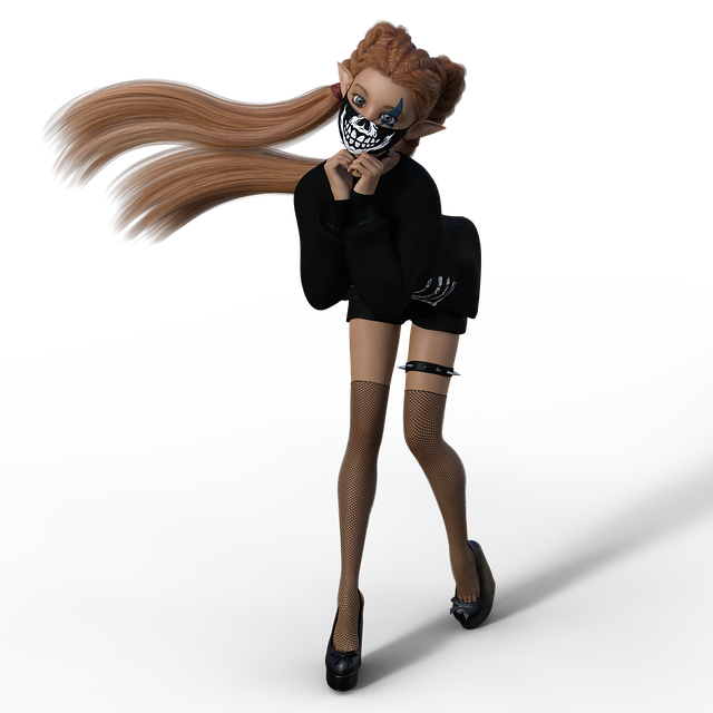 Free character girl female illustration