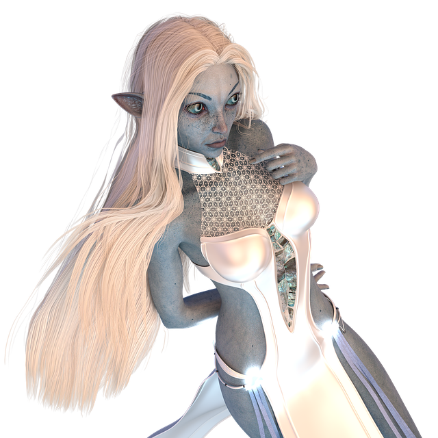 Free character elf expressive illustration
