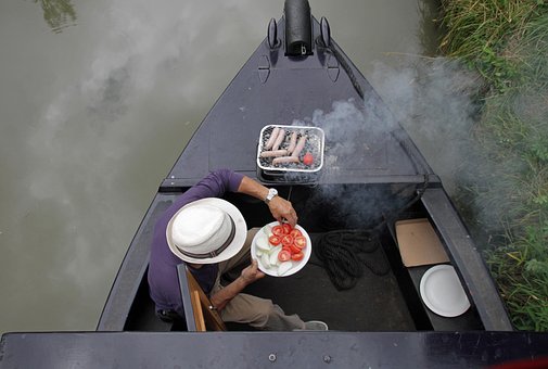 Bogen, Schmales Boot, Grillen, Feiertage