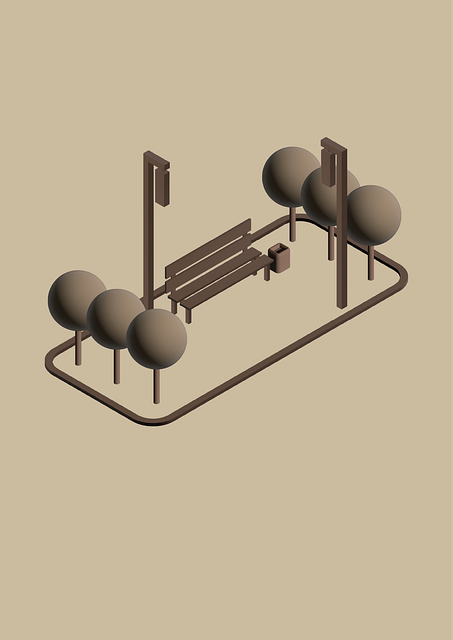 Free Park Bench illustration and picture