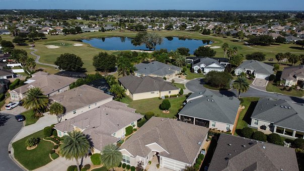 Free Drone Neighborhood photo and picture