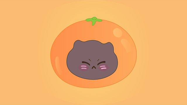 Free Orange Cat illustration and picture