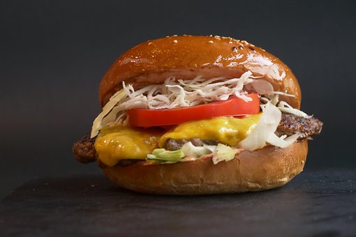 Hamburger, Comida, Prato, Comida Rápida
