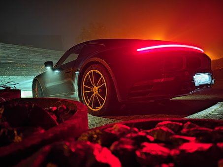 Automobil, Porsche, 911, 992, Čierna